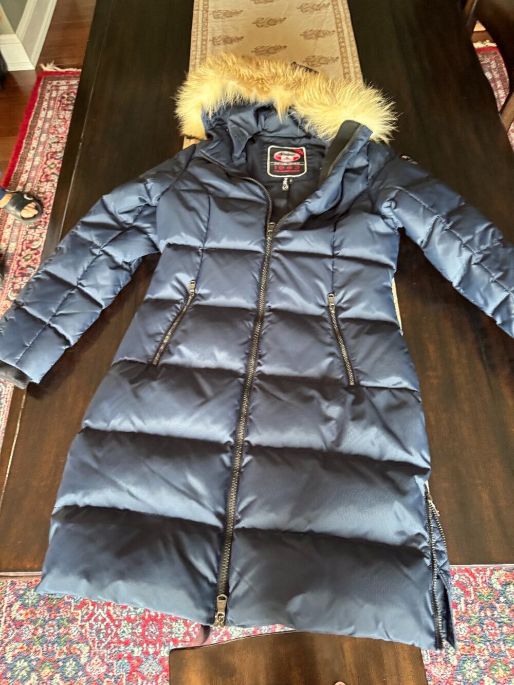 Pajar Ardenay Lapis Blue Down Long Winter Parka Women’s L/G